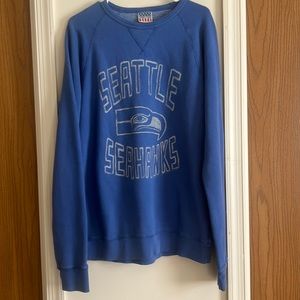 EUC womens XL Junk Food Seattle Seahawks crewneck sweatshirt